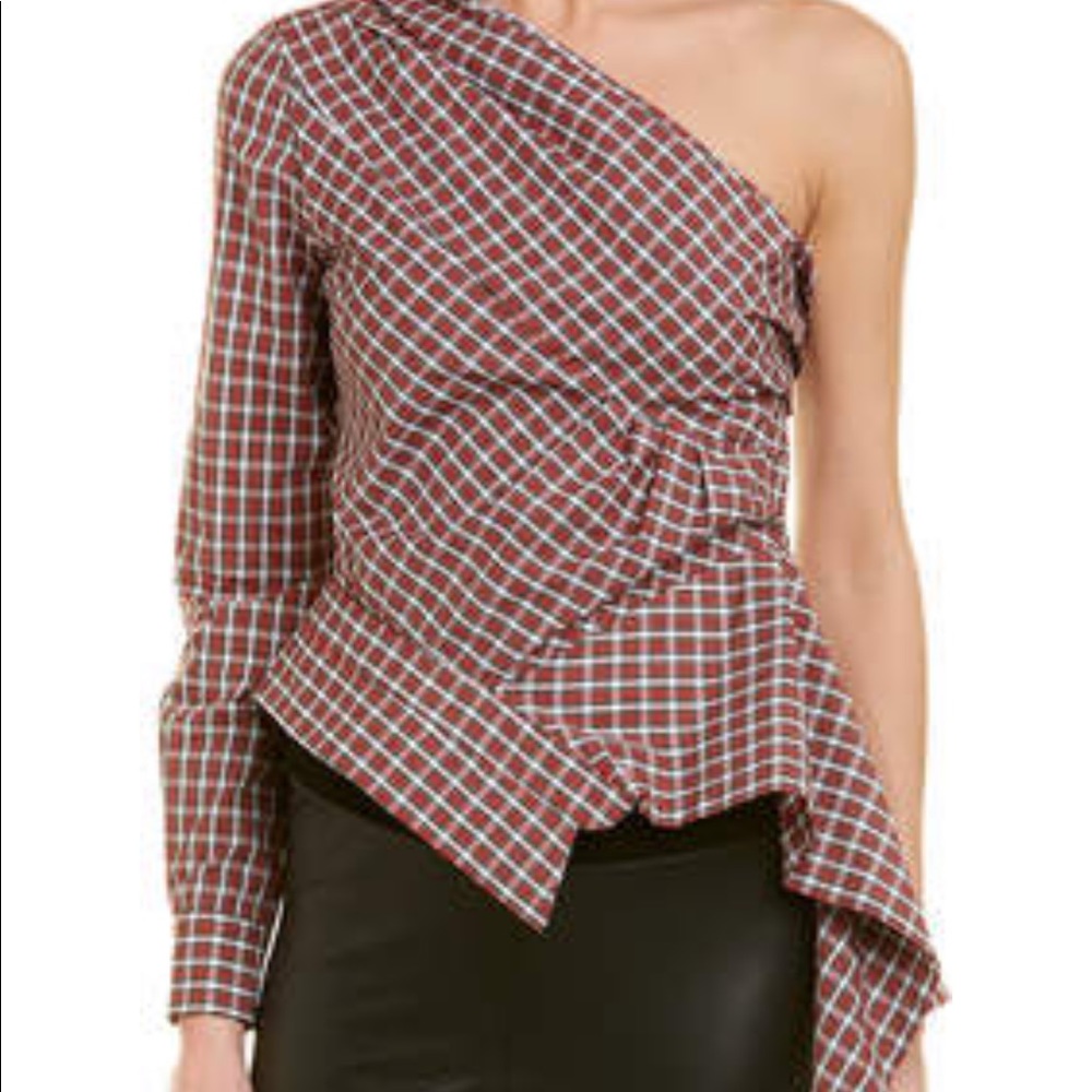 Petersyn Brennen one shoulder top
